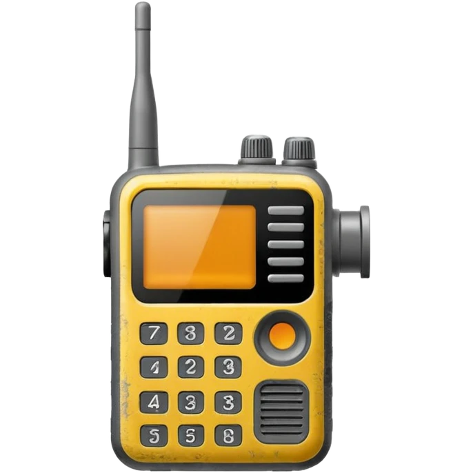 Walkie talk emoji