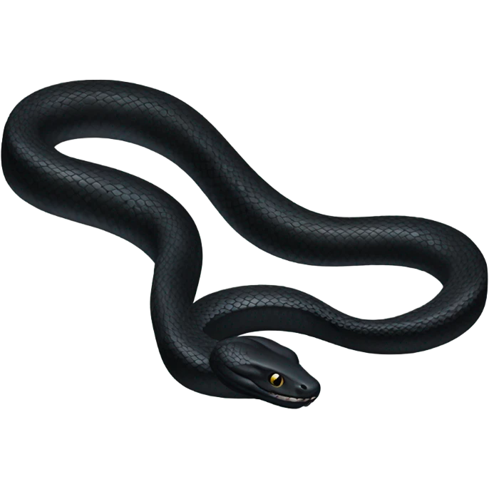 Black snake emoji