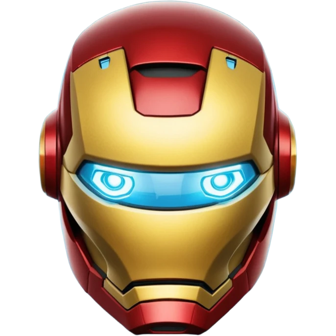 The HUD inside Ironman's helmet emoji