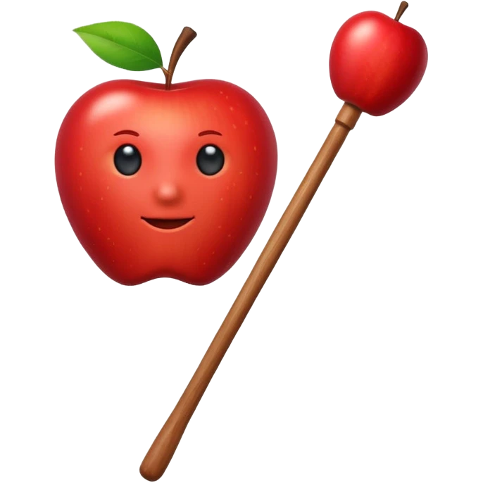 Maçã do amor  emoji
