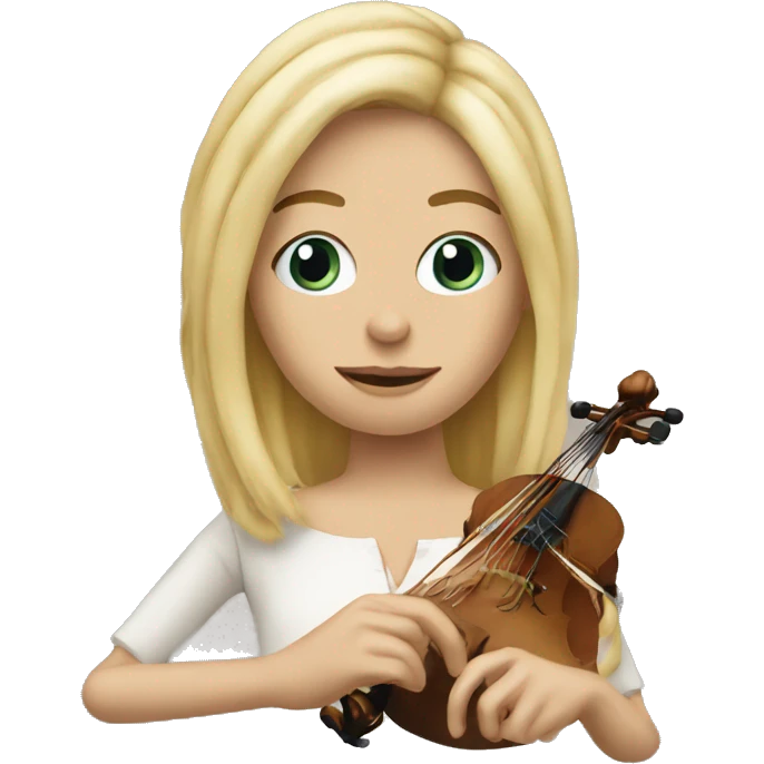 stringed puppet blonde emoji