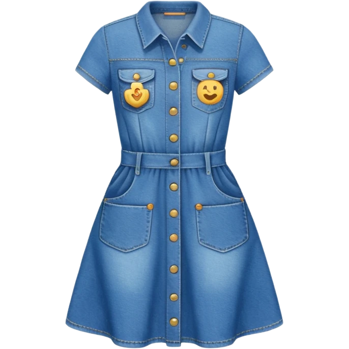 denim dress emoji