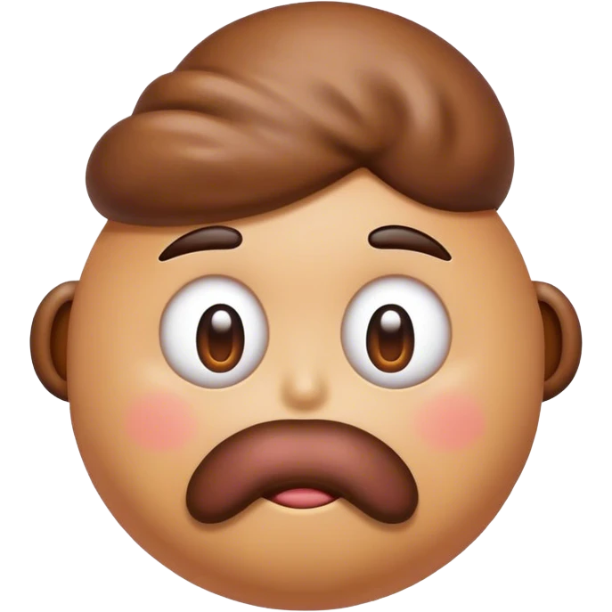 Poop head emoji