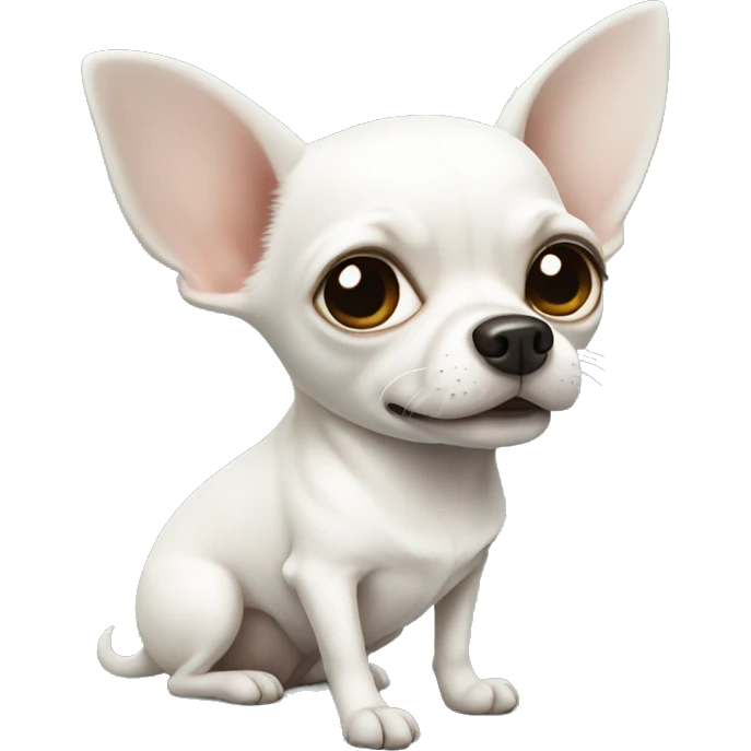white chihuahua emoji