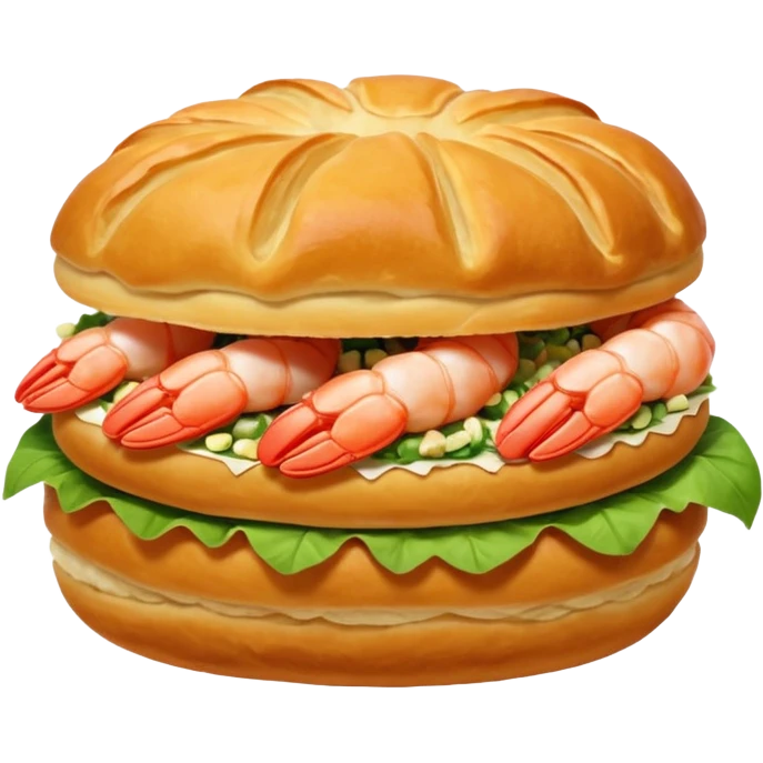 Un choux à la crevette (au lieu d’un choux à la crème) emoji