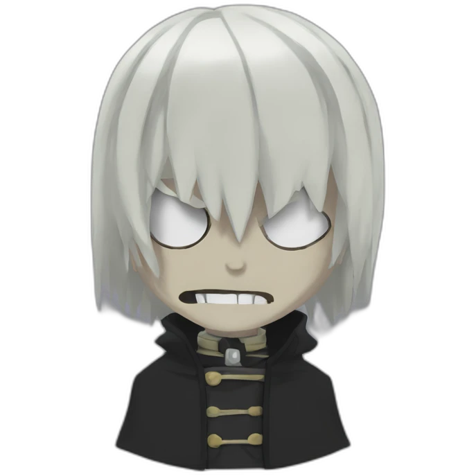 Lord Death soul eater anime emoji