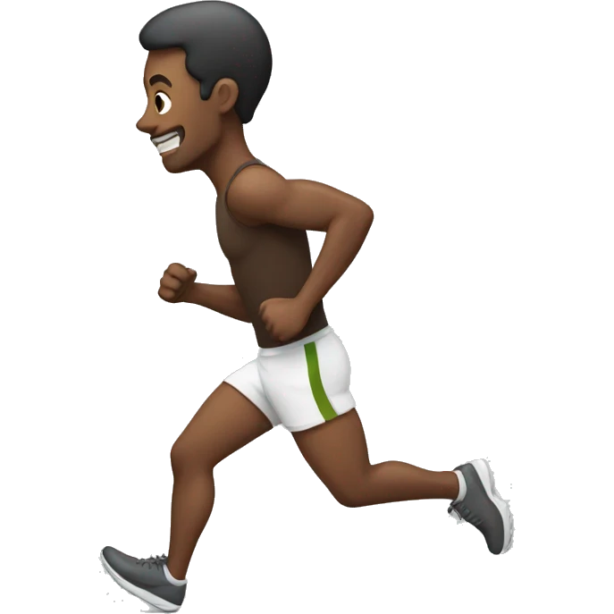Man running fast emoji