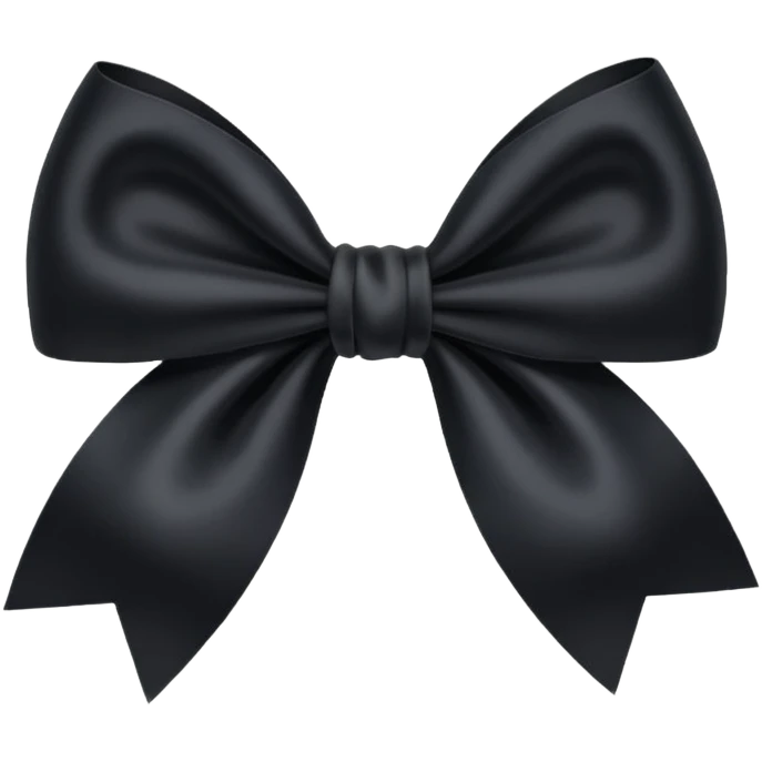 Moño negro emoji
