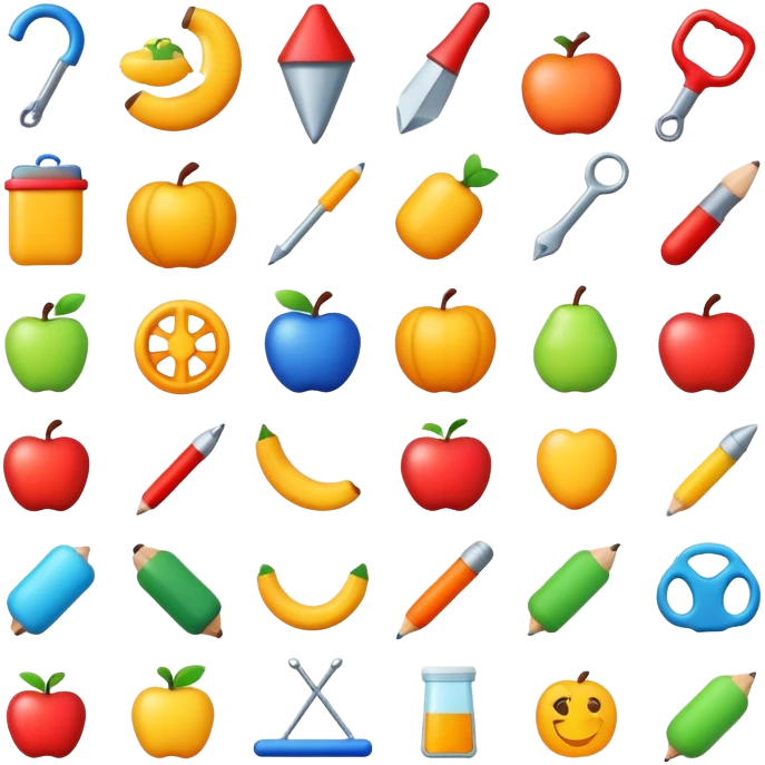 Preschool stuff emoji