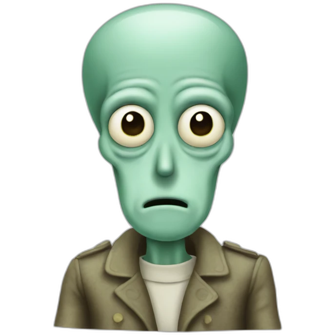 Squidward emoji