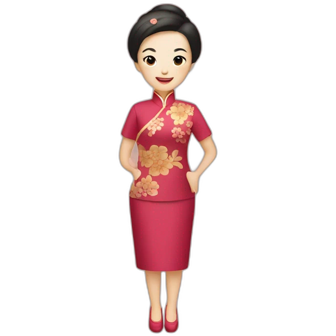 Qi pao emoji