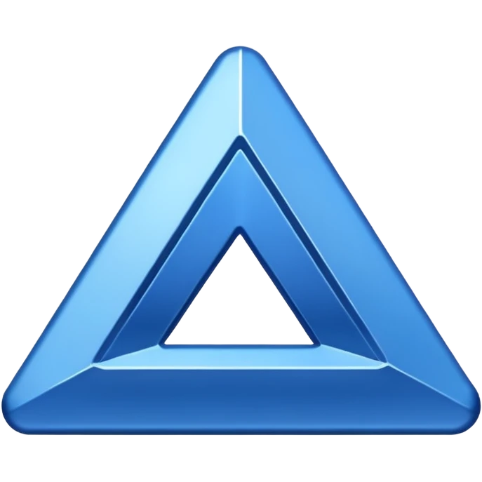 blue x emoji