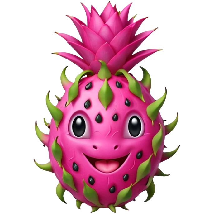 Dancing dragon fruit emoji