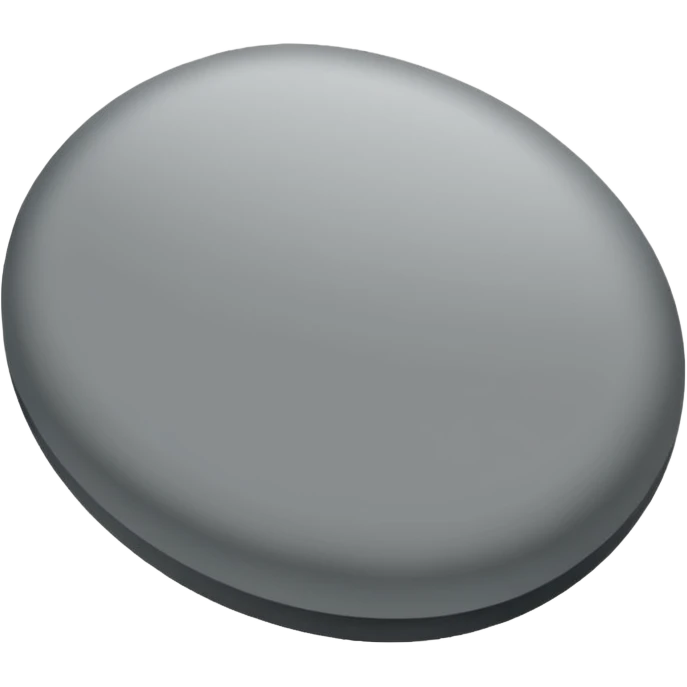 Generate stone oval cutted emoji