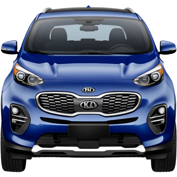 Kia Sportage 2021 dark Blue emoji