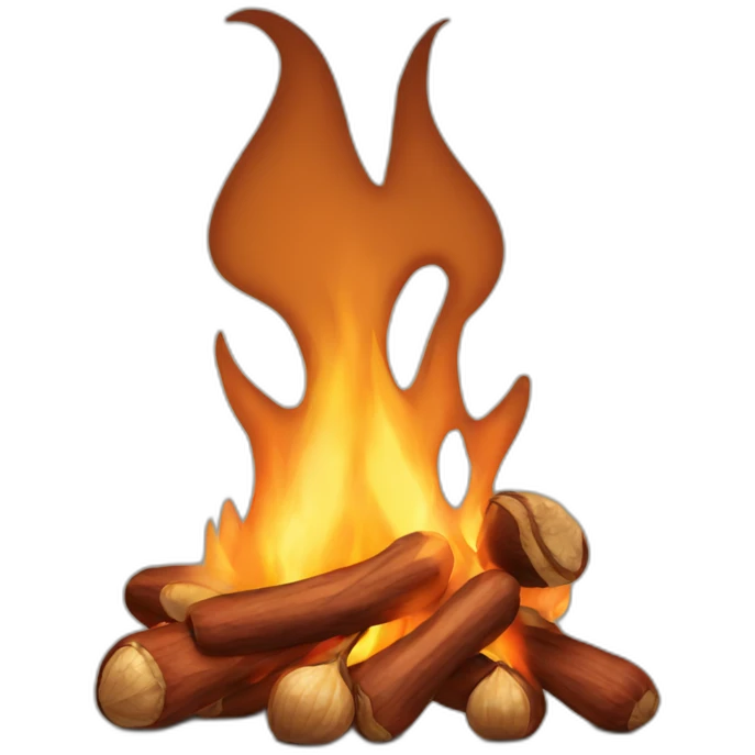 chestnut bonfire emoji