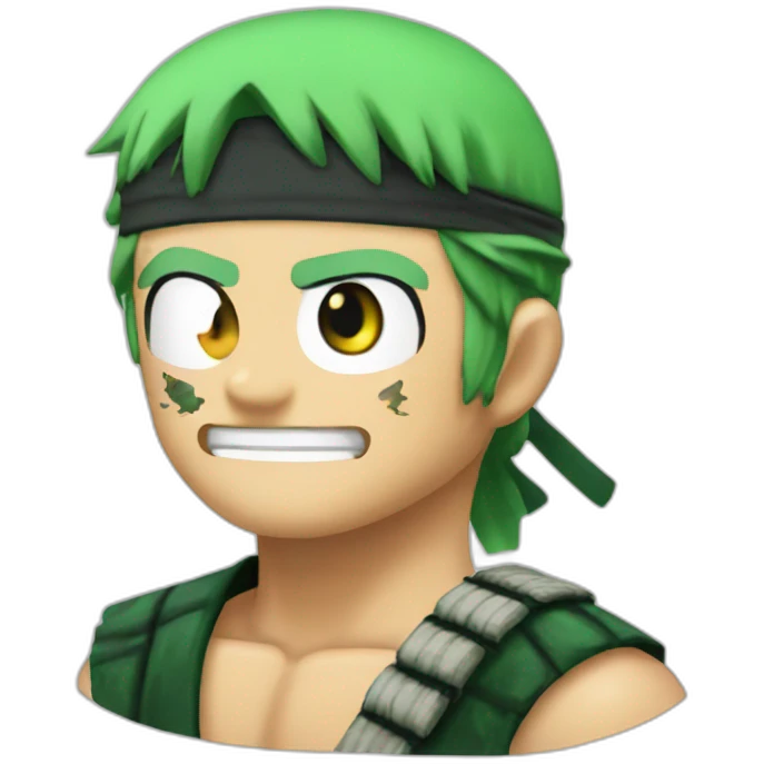 Roronoa zoro emoji
