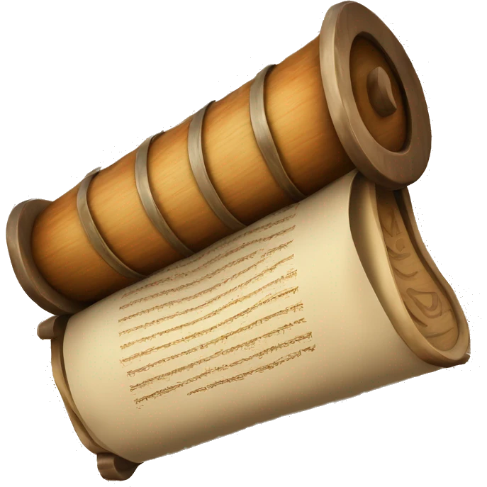 Torah scroll emoji