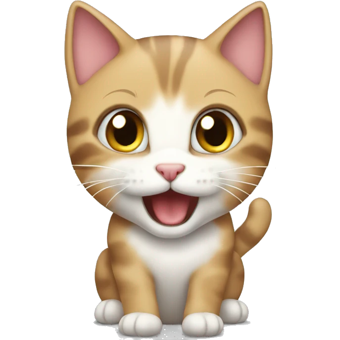 meowing kitten emoji
