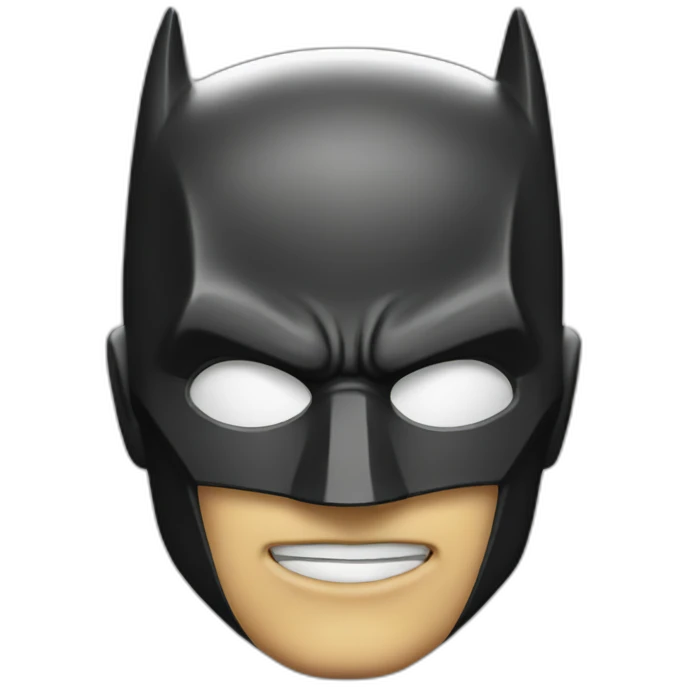 Batman superhero face  emoji