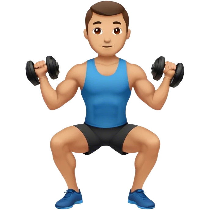 man Kettlebell Exercises emoji