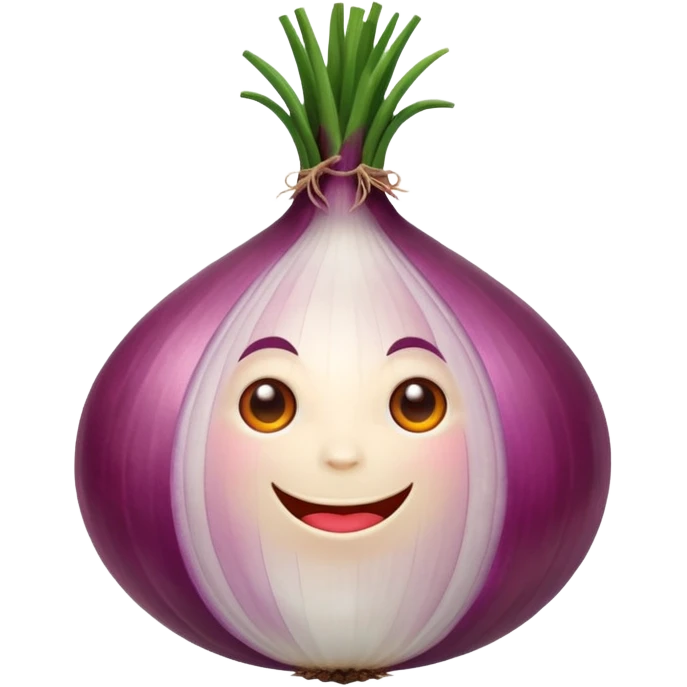 Red oninon emoji