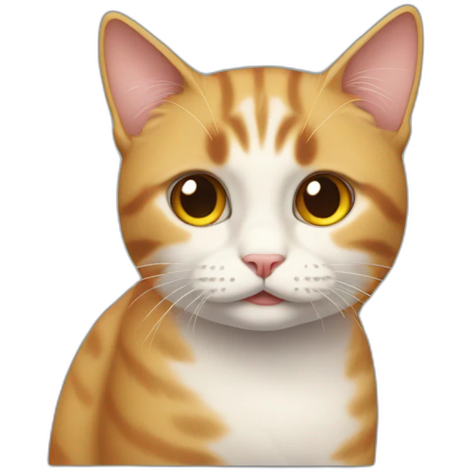 Cat looking innocent emoji