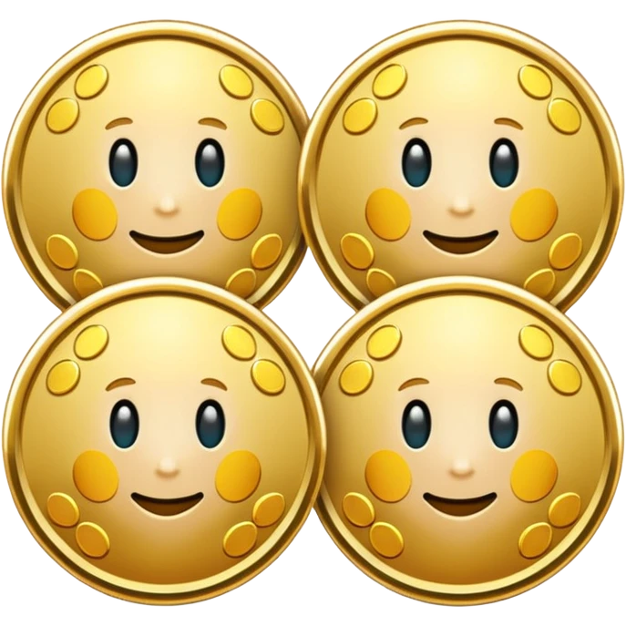 TRES MONEDAS emoji