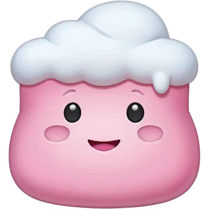 pink marshmallow emoji