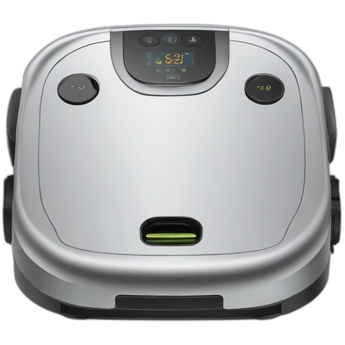 A robot vacuum cleaner emoji