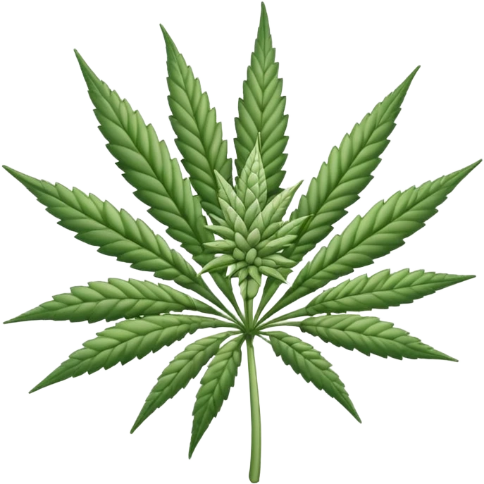 white color marijuana, no color emoji