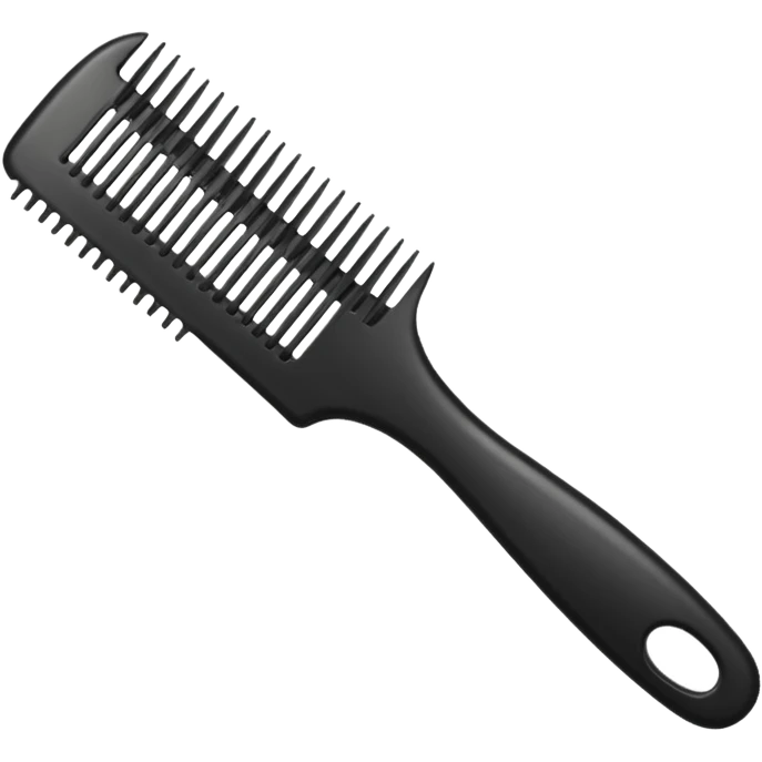hairdressing comb emoji