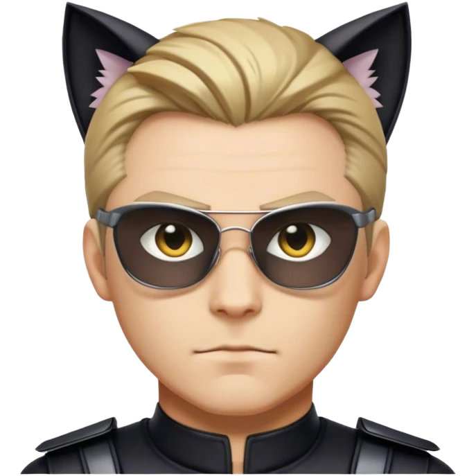 albert wesker cat ears 7 minutes emoji