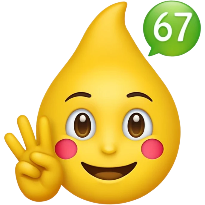 emoji with 67 sign emoji