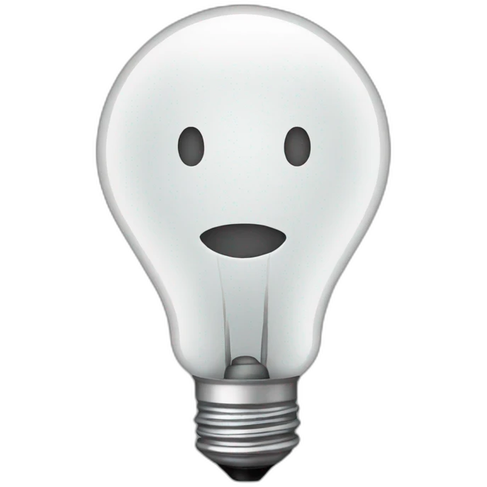 light bulb emoji