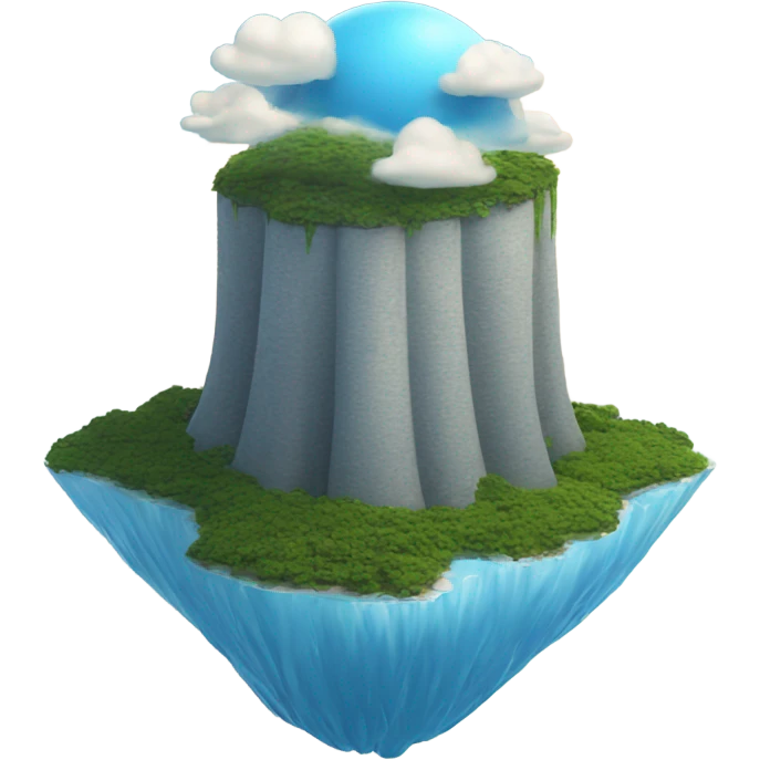 sky high on water emoji