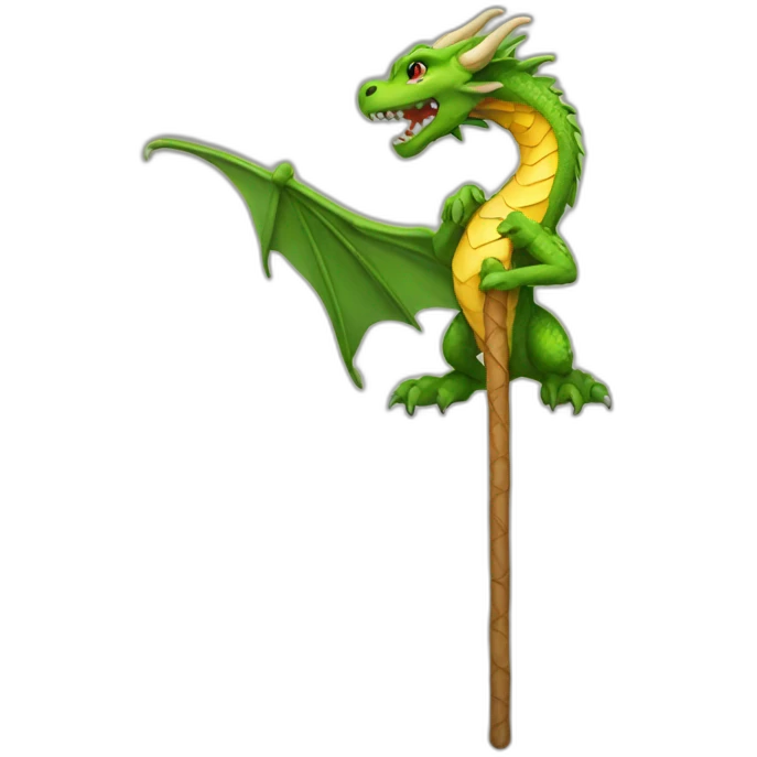 Dragon sticks emoji