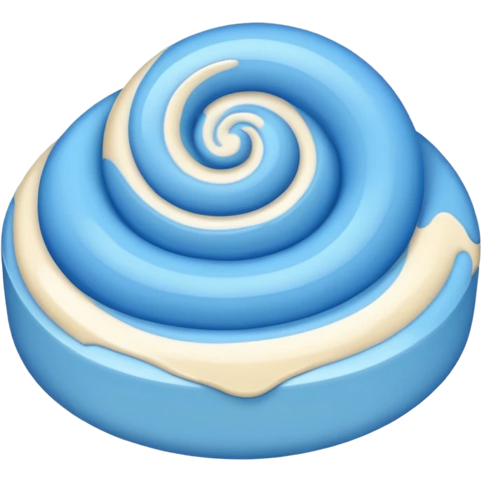 blue cream emoji
