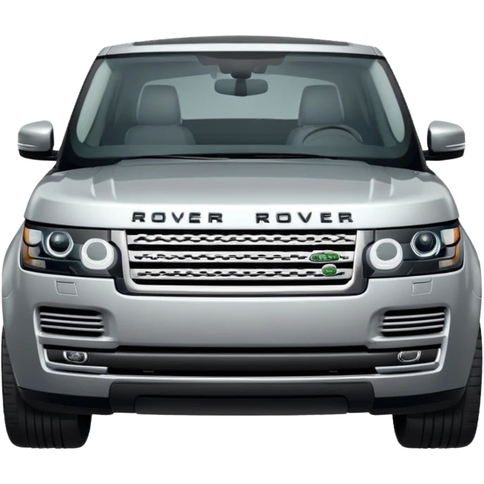 silver range rover emoji