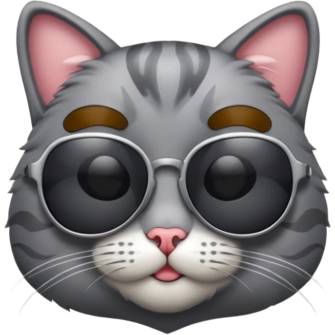Cat wearing sunglasses emoji