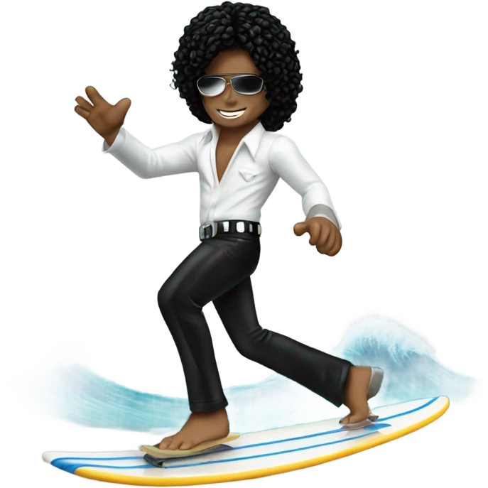 Michael Jackson surfing emoji