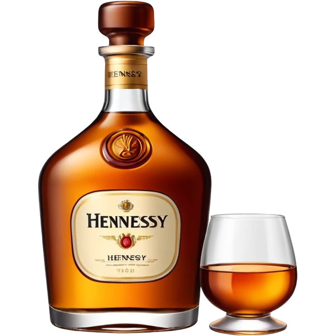 Hennessy bottle   emoji