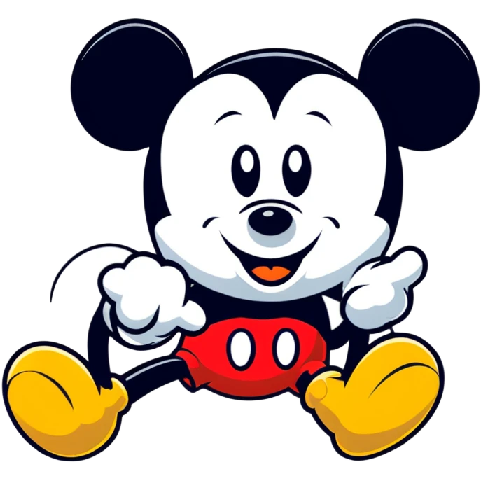 Mickey Mouse emoji