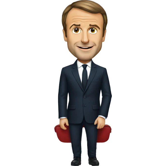 Emmanuel Macron qui se bat emoji