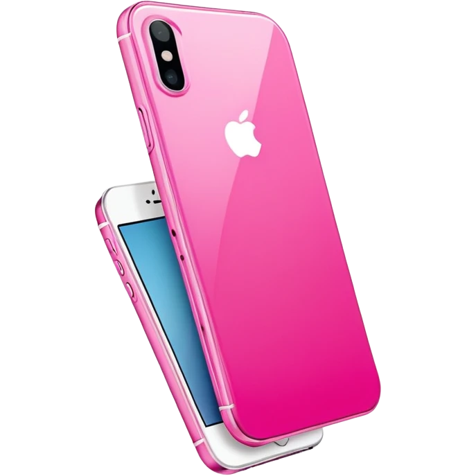 Pink iPhone 16 emoji