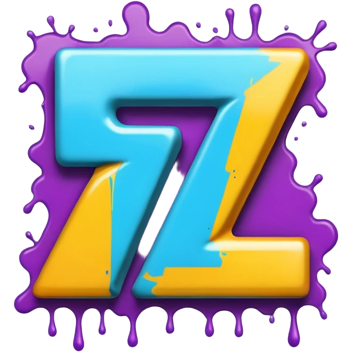 Граффити надпись: 72 emoji