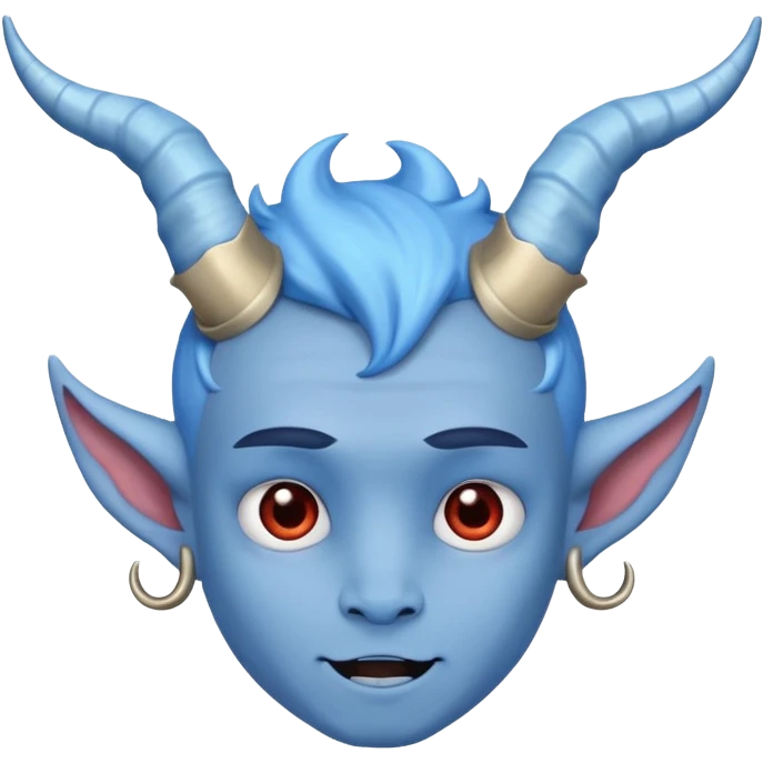Ragazzo diavoletto blu  emoji