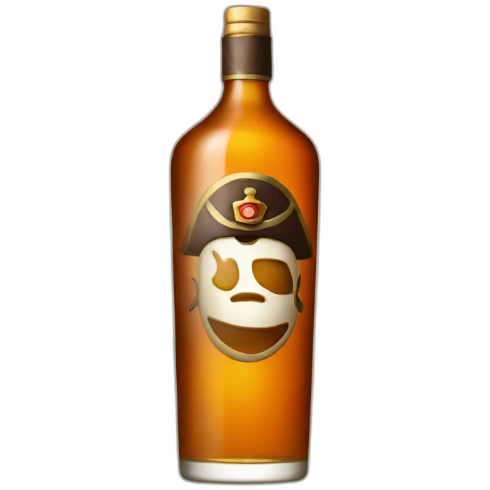 Rum bottle emoji