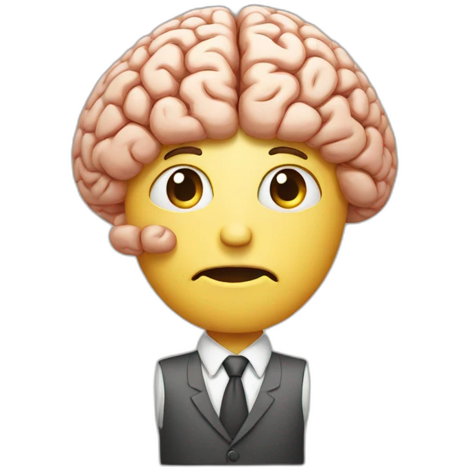 brain man emoji