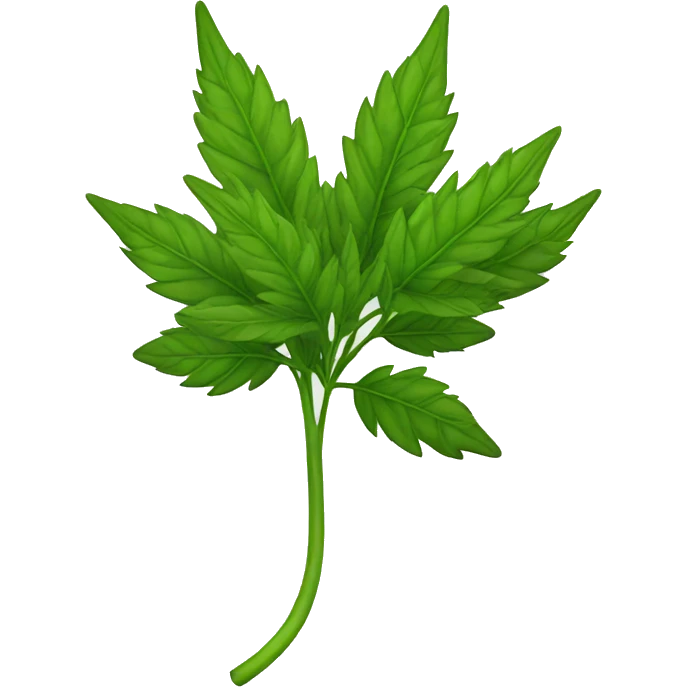 Weed plant  emoji